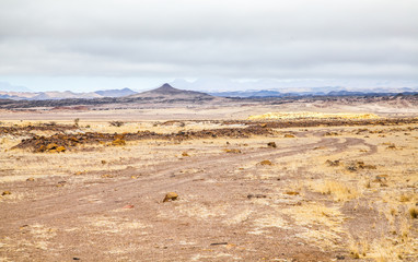 Damaraland, Namibia, a vast semi desert arid region in Namibia.