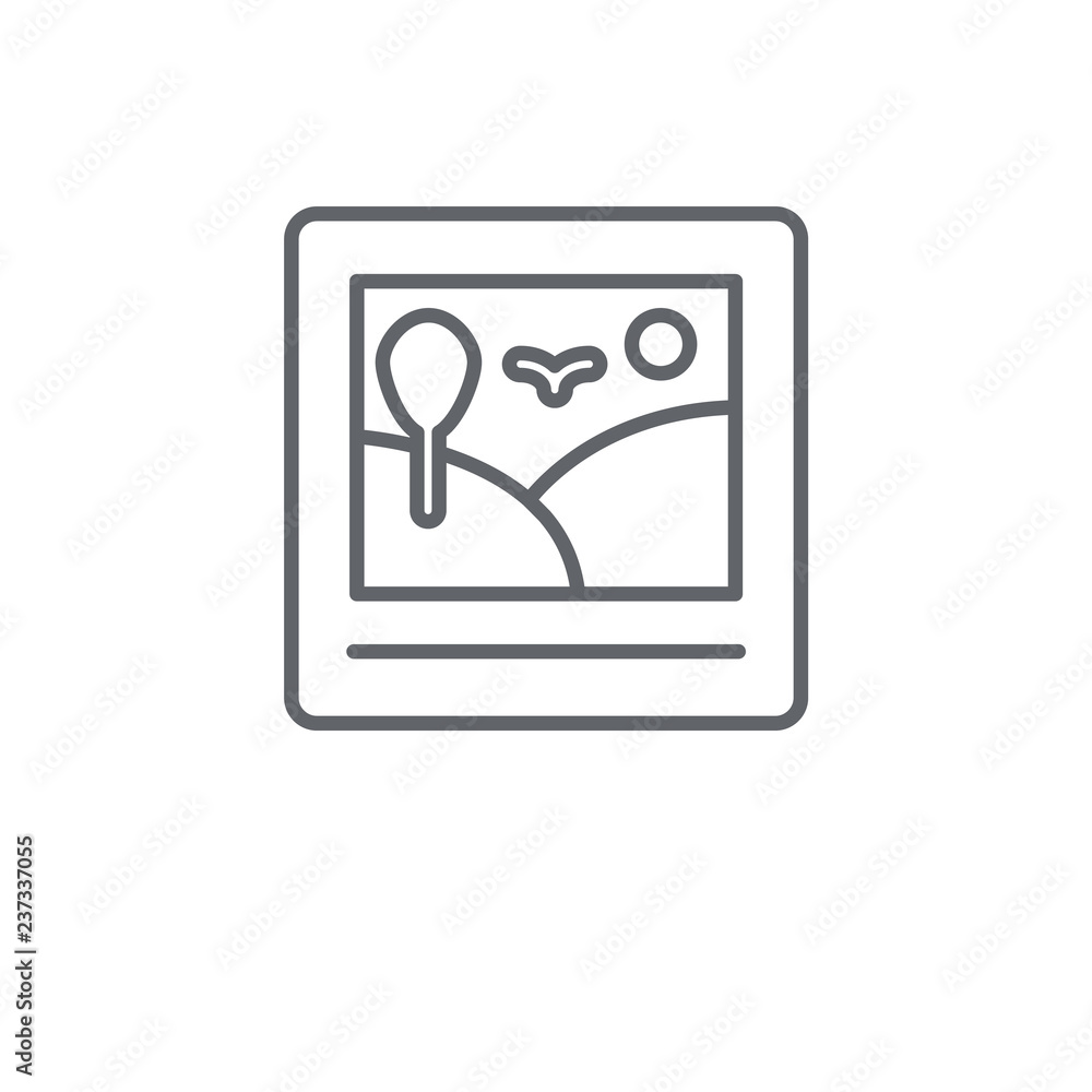 Poster vector images linear icon. modern outline vector images logo concept on white background from techno