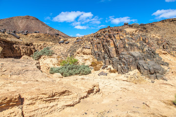 Fototapeta premium Damaraland, Namibia, a vast semi desert arid region in Namibia.