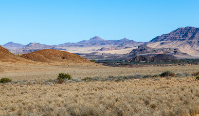Damaraland, Namibia, a vast semi desert arid region in Namibia.