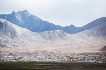 Town of Murghab, in Tajikistan