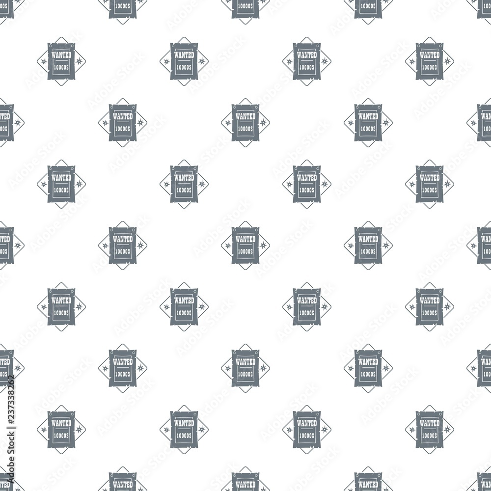 Poster wanted pattern vector seamless repeat for any web design