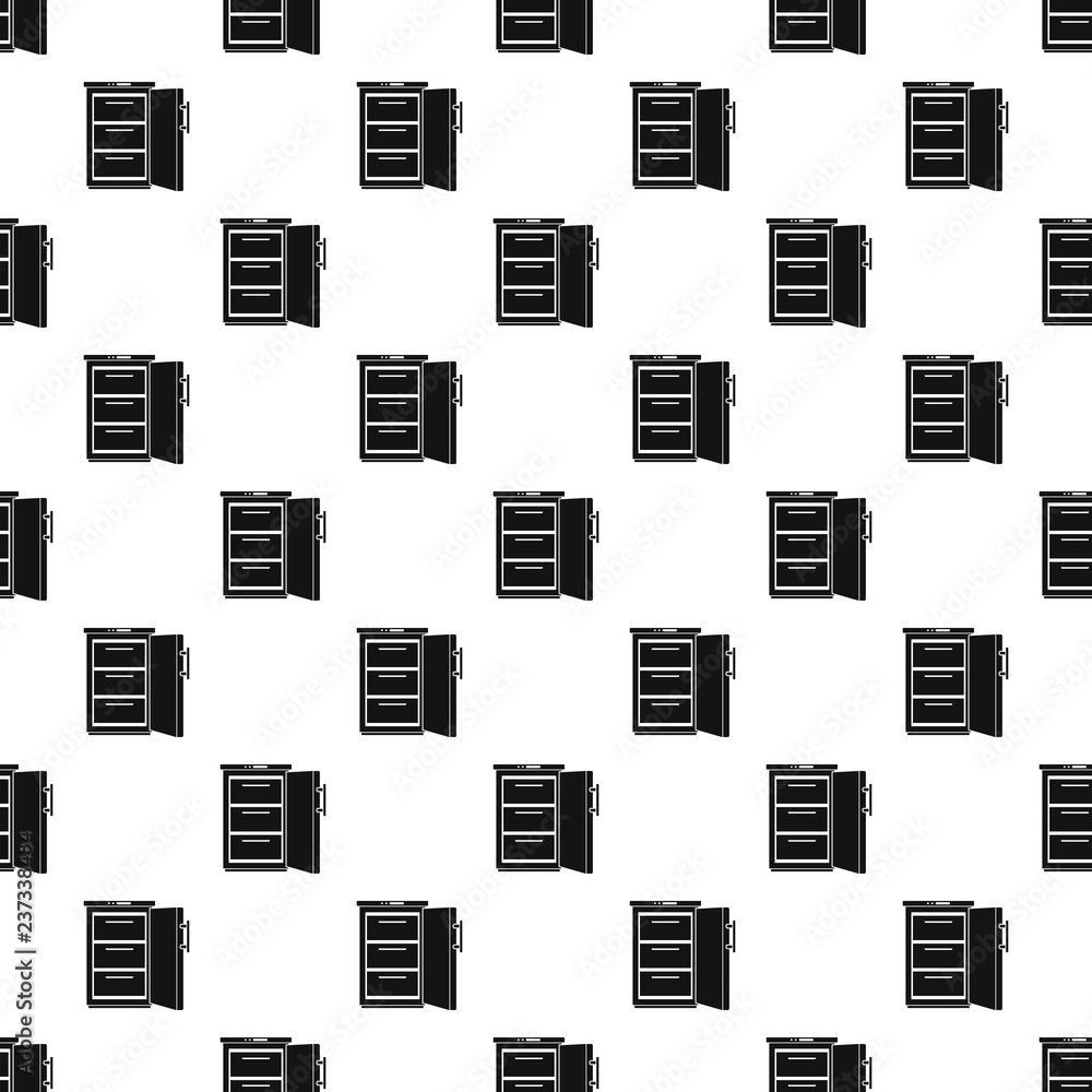 Poster refrigerator pattern seamless vector repeat geometric for any web design