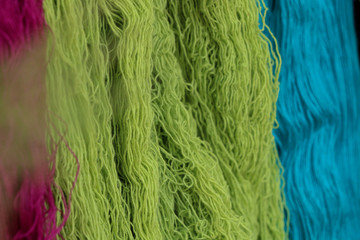 Cotton yarn at Thailand