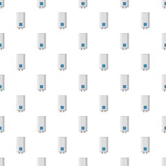 Central boiler pattern seamless vector repeat for any web design