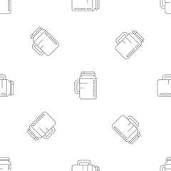 Spinach jar icon. Outline illustration of spinach jar vector icon for web design isolated on white background