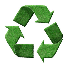 Recycling Gras Grün