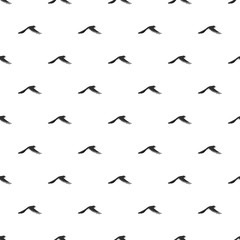 Flying away magpie pattern seamless vector repeat for any web design