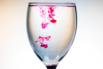 a glass of colors