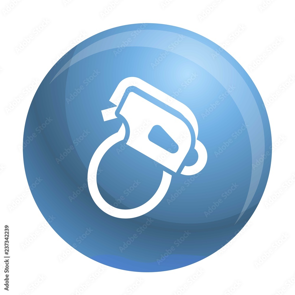 Poster climbing mountain tool icon. simple illustration of climbing mountain tool vector icon for web desig