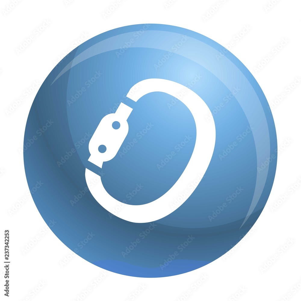 Poster climb protection tool icon. simple illustration of climb protection tool vector icon for web design 