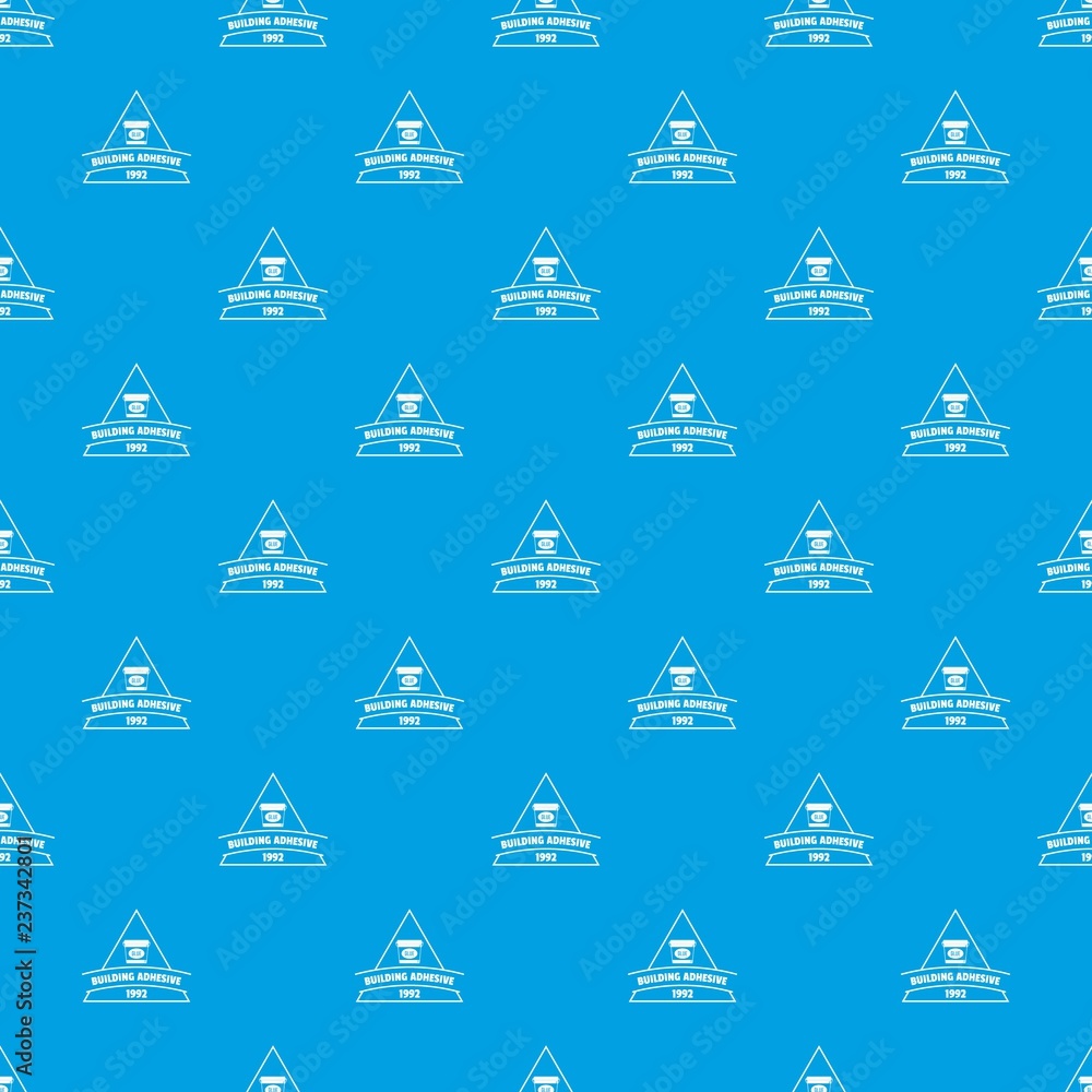 Poster building adhesive pattern vector seamless blue repeat for any use