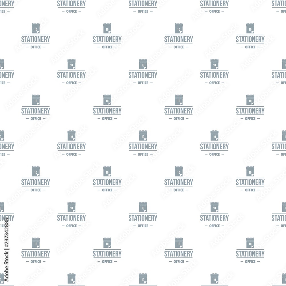 Poster office stationery pattern vector seamless repeat for any web design