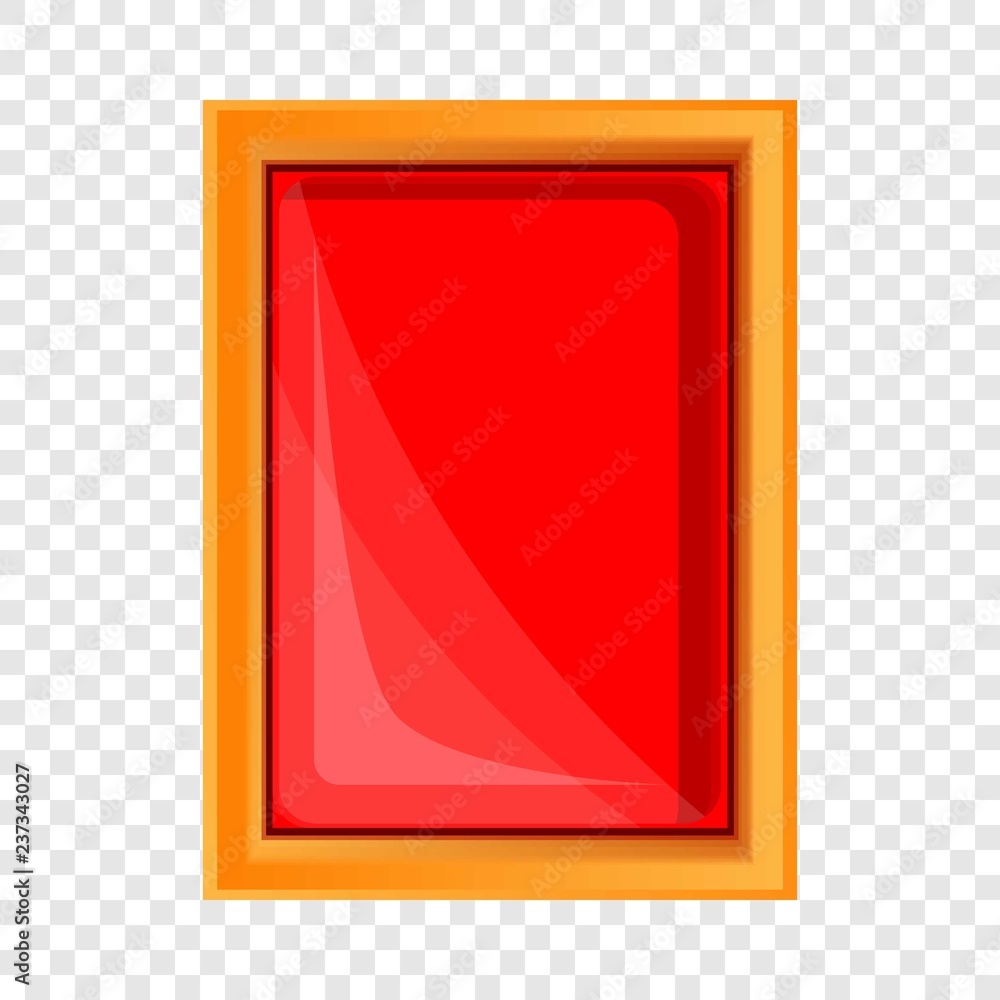 Poster jelly square cookies icon. cartoon of jelly square cookies vector icon for web design