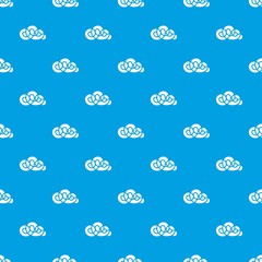 Element cloud pattern vector seamless blue repeat for any use