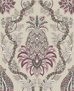 Seamless Pattern : Paisley Style