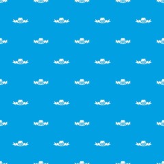 Pipe pattern vector seamless blue repeat for any use