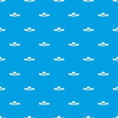 Pipe pattern vector seamless blue repeat for any use