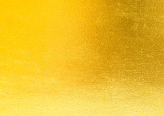 Shiny yellow leaf gold foil texture