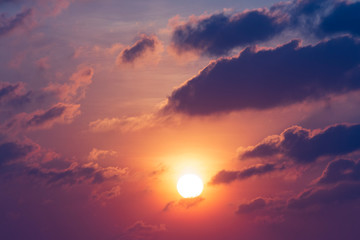 Set of images of sun and clouds