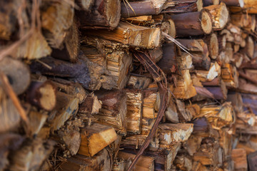 A Stack Of Firewood
