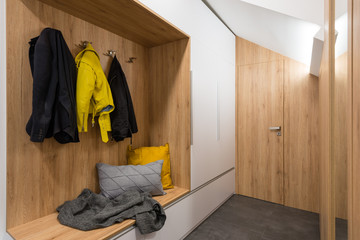 Entrance hall of modern house
