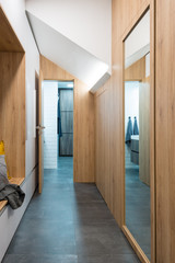 Entrance hall of modern house