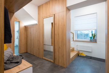 Entrance hall of modern house