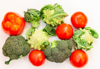 Plant based raw food seasonal vegetables background, vegan food cooking ingredients, top view