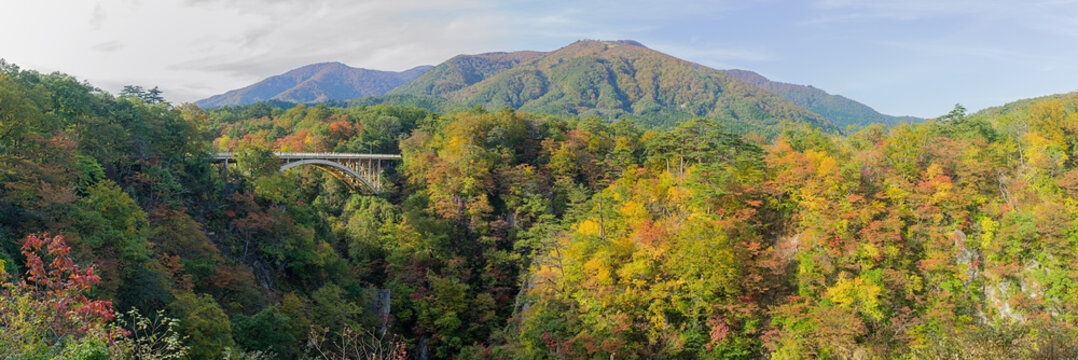Naruko Gorge in autumn, Japan