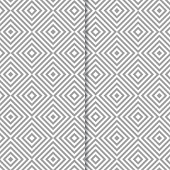 Gray and white geometric ornaments. Set of seamless patterns