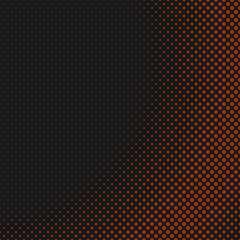 Abstract geometric halftone circle pattern background - vector design from dots