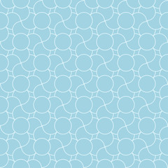 Light blue geometric ornament. Seamless pattern - 237351213