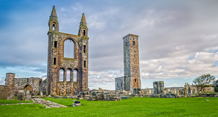 St Andrews Cathedral in St. Andrews, Scotland