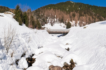 Winter walking trips in nature at the famous European ski resort Silvretta Arena Ischgl-Samnaun, Ischgl, Paznaun Valley, Alps, Tyrol, Austria, Europe