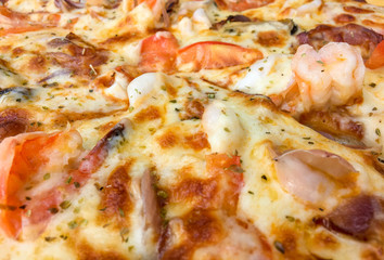 Home made Pizza on lunch time