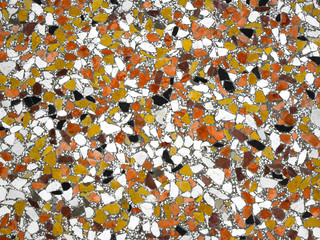 Italian terrazzo stone floor texture background
