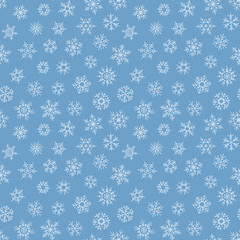 Christmas seamless doodle pattern