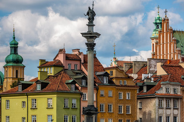 Warsaw, Warschau - Altstadt der Hauptstadt von Polen