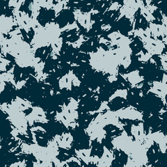 Winter camouflage of various shades of blue color
