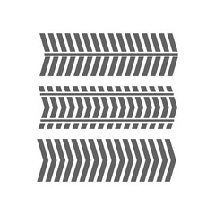 Tire tracks grunge texture. Tire tracks vector pattern