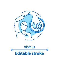 Nail salon concept icon