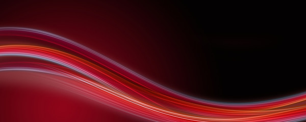 Abstract elegant wave panorama design with space for your text