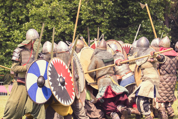  Battle of Medieval Warriors event in Wolverhampton, England