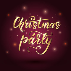 Lettering banner design 