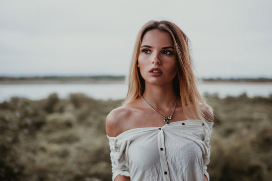 portrait of young woman