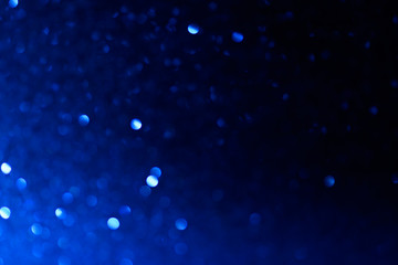 Blue Christmas or New Year festive background