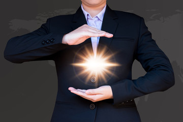 Business women template for power.