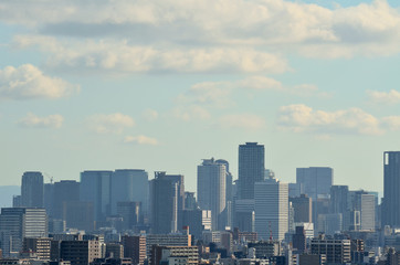 Obraz premium 大阪 都市風景 