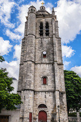 Fototapeta premium Saint-Paul-Notre-Dame-of-Miracles Church - French Catholic church located in Orleans, Loiret department, Center-Val de Loire region. St. Paul's Tower, completed in 1627.
